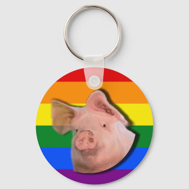 Llavero Cláusula de orgullo de cerdo (Anverso)