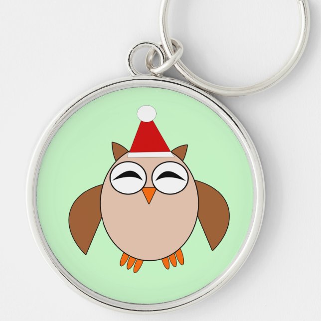 Llavero Cláusula de Owl de Navidades Cutos (Frente)