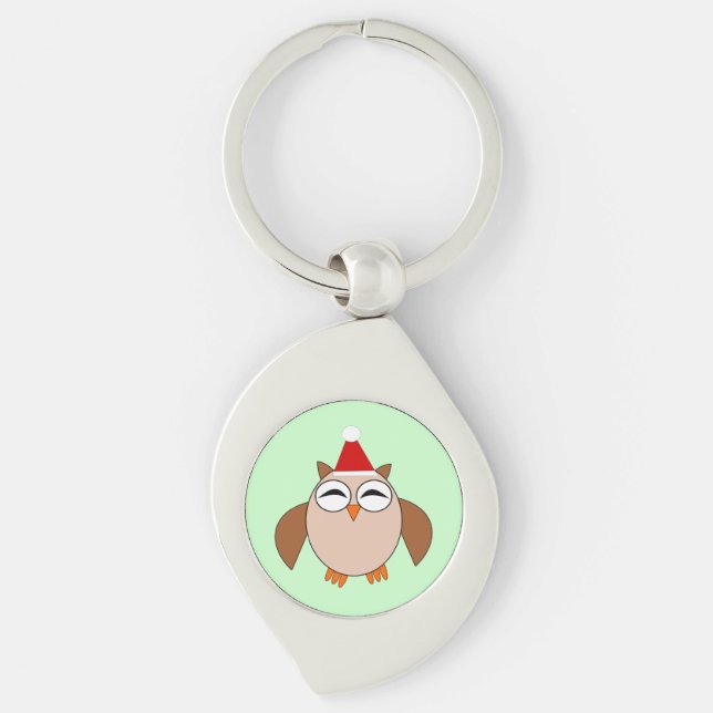 Llavero Cláusula de Owl de Navidades Cutos (Anverso)