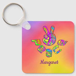 Llavero Cláusula de paz de tinte personalizado