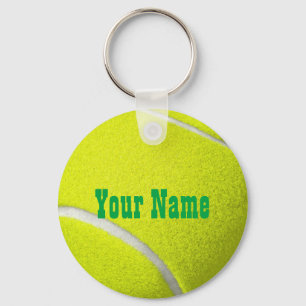 Llavero Cláusula de pelota de tenis personalizada