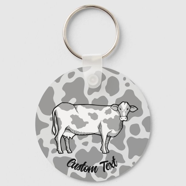 Llavero Cláusula de perfil de vaca (Anverso)