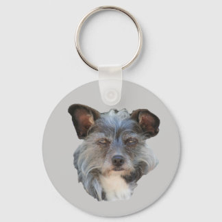 Llavero Cláusula de Perro Mutt de raza mixta cute terrier
