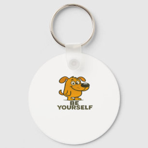 Llavero Cláusula de perros de dibujos animados Inspiradora
