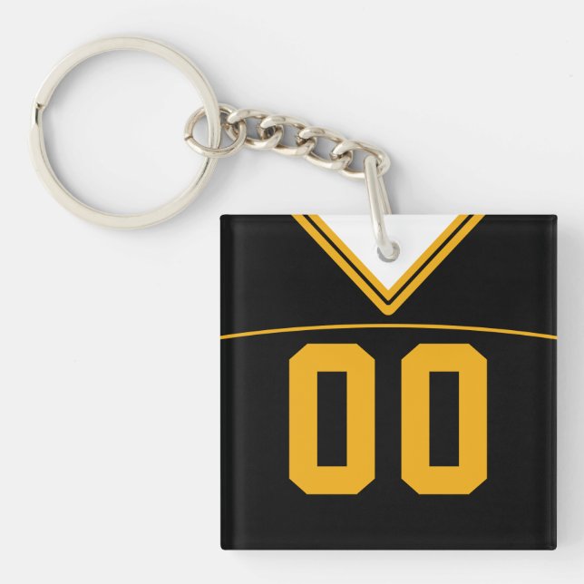 Llavero Cláusula de personalizable Jersey, Lacrosse de fút (Frente)