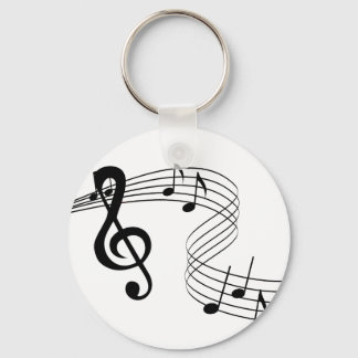 Llavero Cláusula de puntuación de música