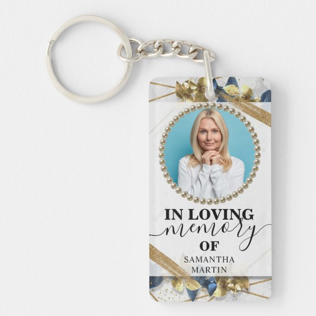 Llavero Cláusula de regalo conmemorativo elegante (Frente)