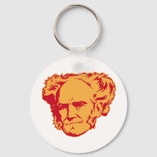 Llavero Cláusula de retrato de Schopenhauer (Anverso)