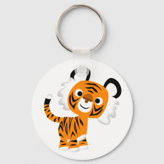 Llavero Cláusula de tigre de Personalizado curioso