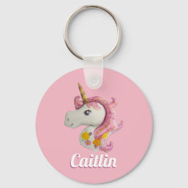 Llavero Cláusula de unicornio rosa personalizada