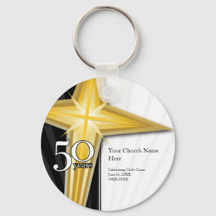 Llavero Cláusula del aniversario de la Iglesia de 50 años 