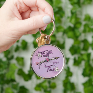 Llavero Cláusula Faith Over Fear