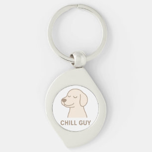 Llavero Cláusula graciosa de Cute - Perro de caricatura "C