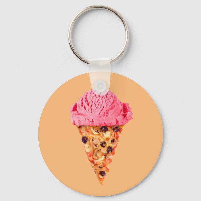 Llavero Cláusula Ice Cream Pizza (Anverso)