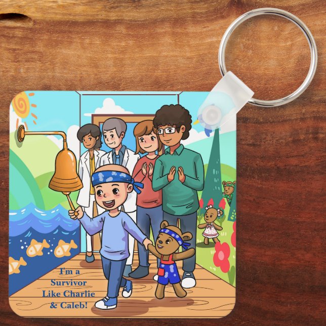 Llavero Cláusula Inspiradora sin cáncer (Reverso )