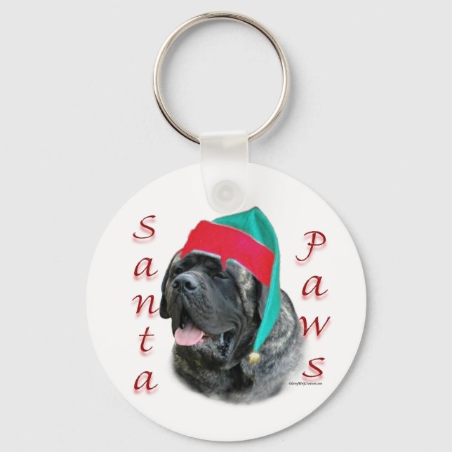 Llavero Cláusula Mastiff de Santa Paws (Anverso)