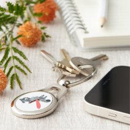 Llavero Cláusula Metalizado del Lobo Personalizado muy emo