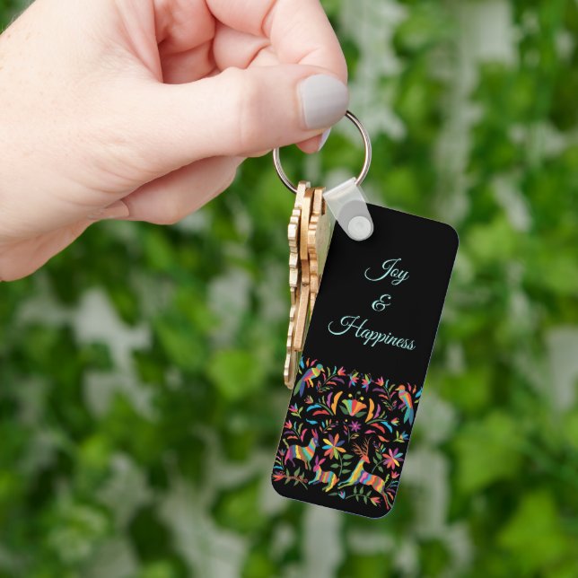 Llavero Cláusula Otomi Mexicana Para Animales Y Aves (Mano)