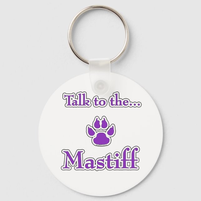 Llavero Cláusula púrpura Mastiff Talk (Anverso)