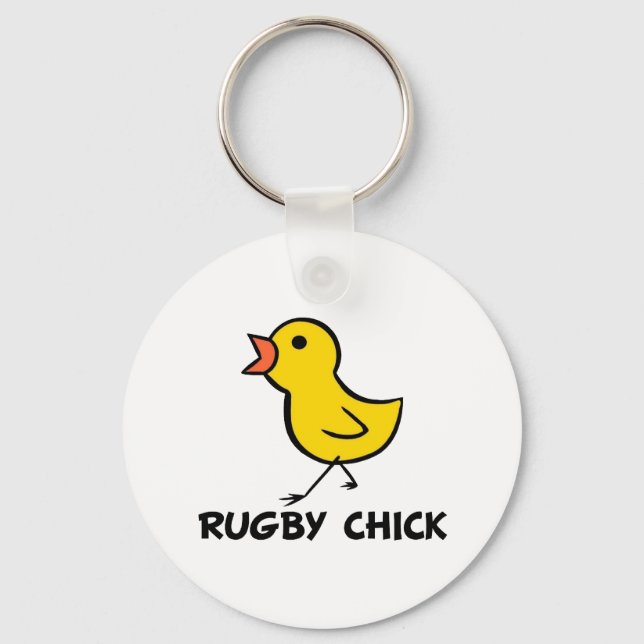 Llavero Cláusula Rugby Chick (Anverso)