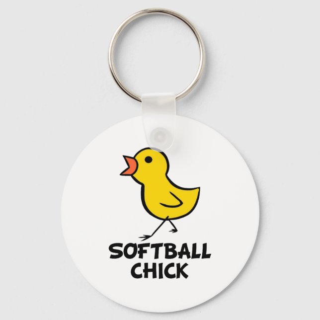 Llavero Cláusula Softball Chick (Anverso)