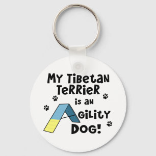 Llavero Cláusula tibetana de caza de la agilidad del terri