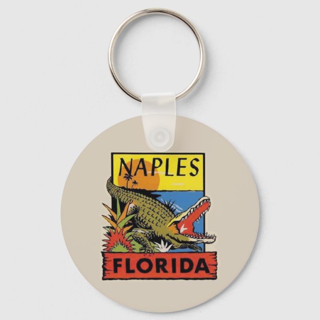 Llavero Cláusula Vintage de Florida Keys (Anverso)