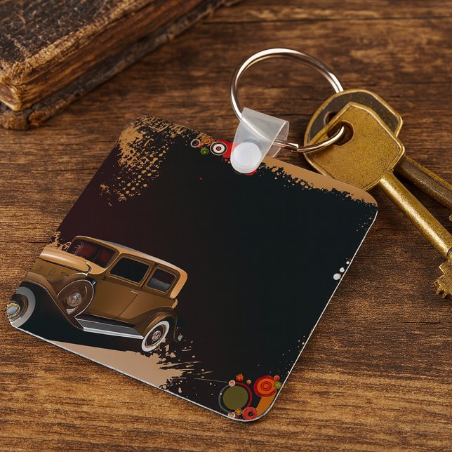 Llavero Cláusula vintage de Grunge Car (Subido por el creador)