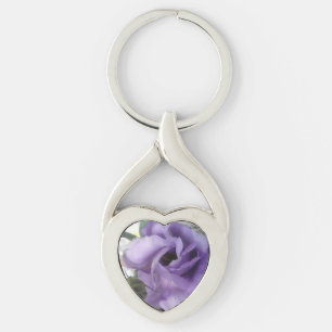 Llavero Cláusulas de flores moradas