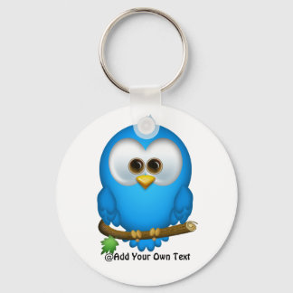 Llavero Cláusulas de pájaro de Cutie Blue Tweet