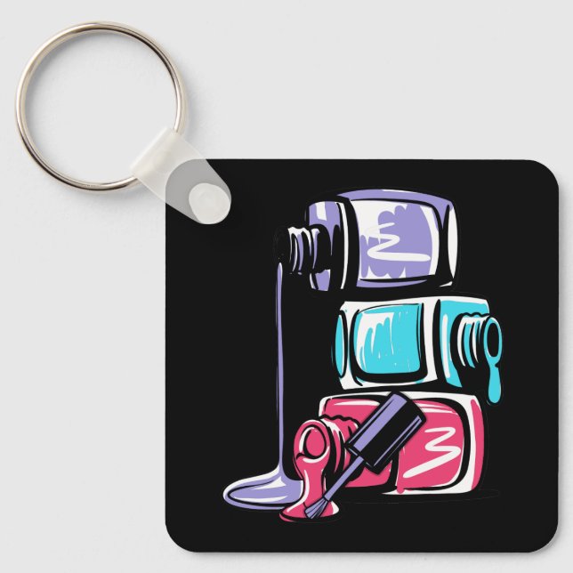 Llavero Clavar a los cosméticos polacos de maquillaje de u (Anverso)