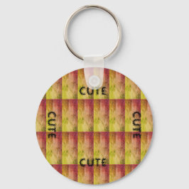 LLAVERO CLAVE CUTE_ NEGRA Y NARANJA AMARILLA