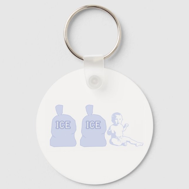 Llavero clave de bebé de hielo (Anverso)