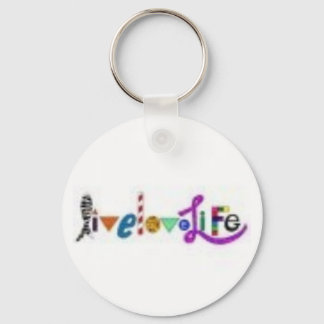 Llavero clave de vida de amor en vivo