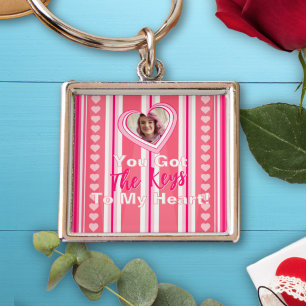 Llavero "Clave Para Mi Corazón" Personalizado Valentine Da