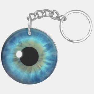 Llavero Claves acrílicas de doble cara redondeadas de iris