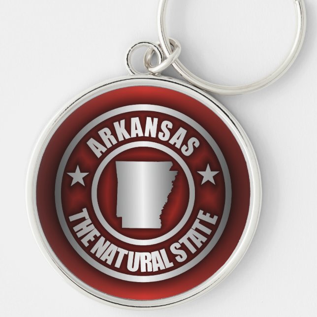 Llavero Claves de "Arkansas Steel" (Rojo) (Frente)