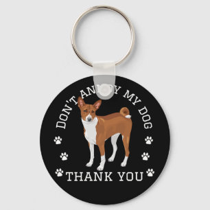 Llavero Claves de Basenji divertidas
