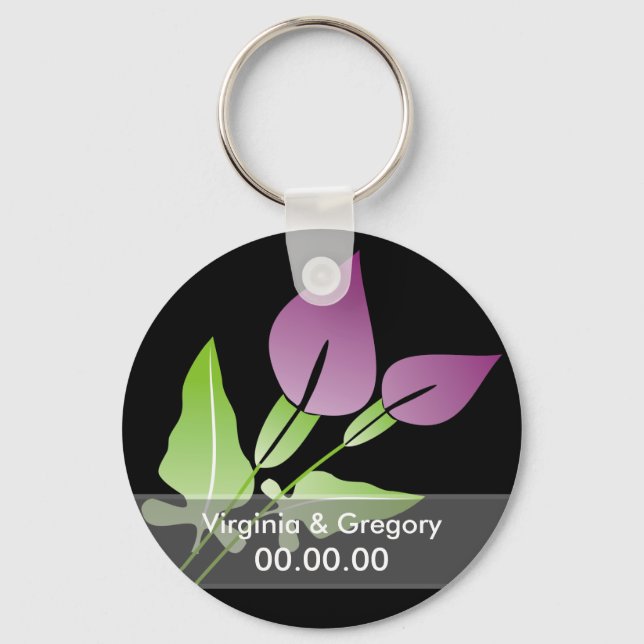 Llavero Claves de Calla Lily (Anverso)
