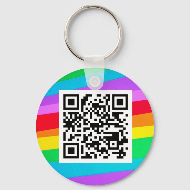 Llavero Claves de código QR (Anverso)
