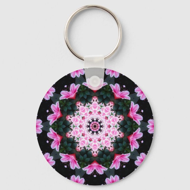 Llavero Claves de Mandala para Flores (Anverso)