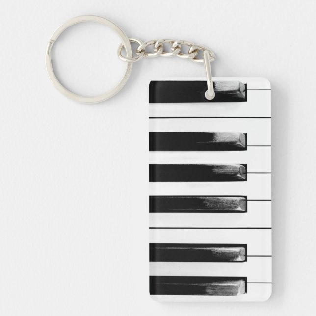 Llavero Claves de piano antiguas (Frente)