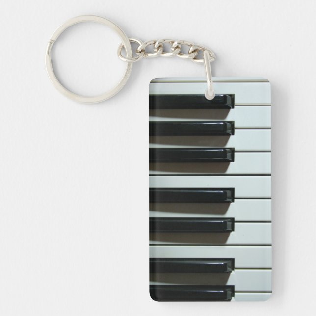 Llavero Claves de piano - Cadena de teclas (Frente)