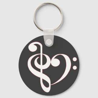 Llavero Clef Heart Keychain