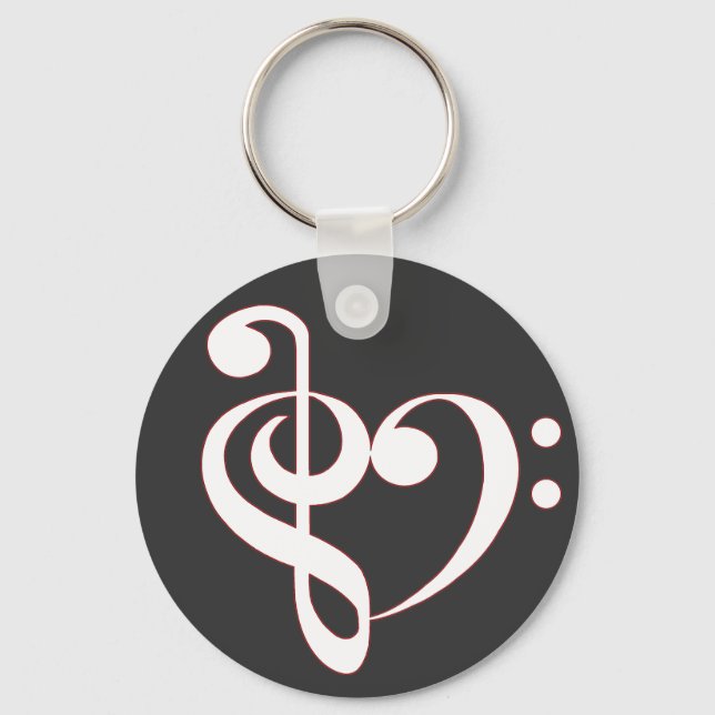 Llavero Clef Heart Keychain (Anverso)