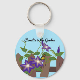 Llavero Clematis Vine en el Jardín