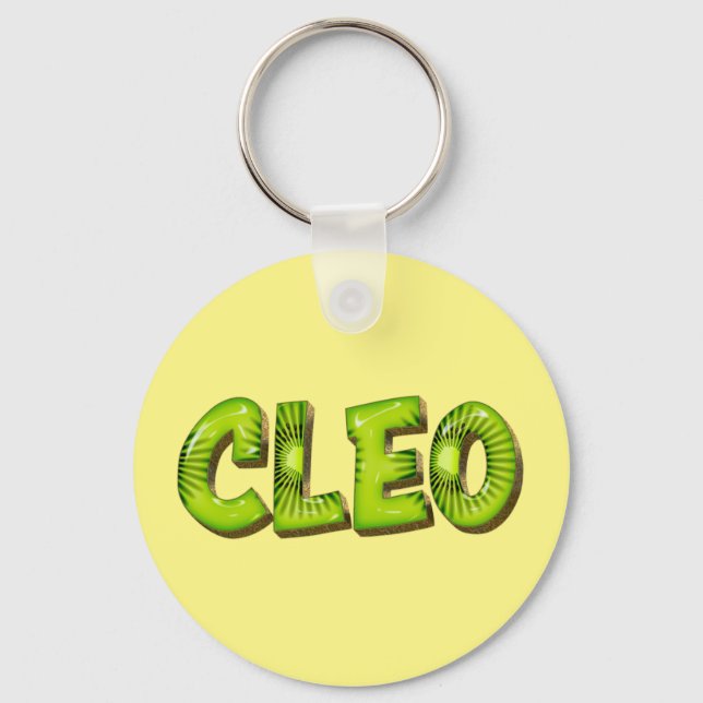 Llavero Cleo Name Kiwi Design Schlüsselanhänger (Anverso)