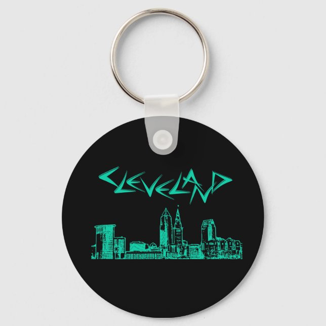 Llavero Cleveland Skyline (Anverso)