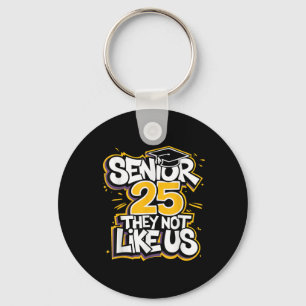 Llavero Clic Funny Senior 25 No Son Retro Como Nosotros Gr