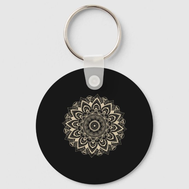 Llavero Clic Mandala Style 86 47 Sutil resistencia contra  (Anverso)